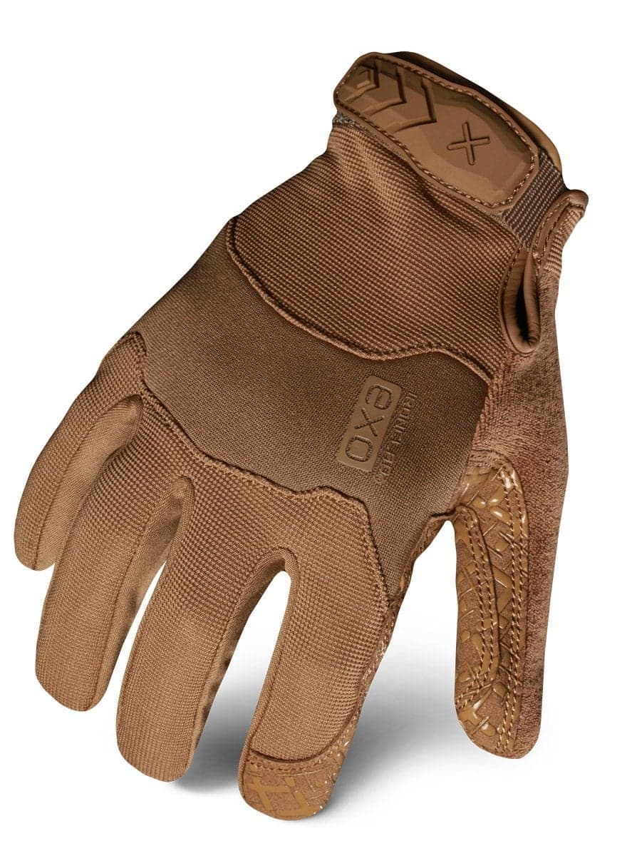 Ironclad EXOT-GCOY-04-L Tactical Operator Grip Glove, Large Coyote Brown