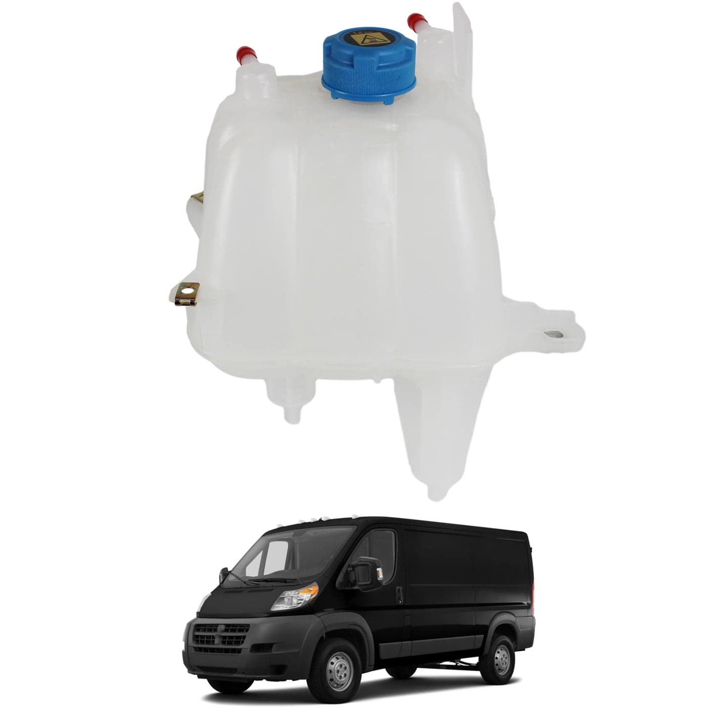 YzusGomumu Upgrade 603832 Coolant Reservoir Compatible with 20142021 Dodge Ram ProMaster 1500 2500 3500 Coolant Recovery Reservoir Replaces 52014880AA 68097622AA