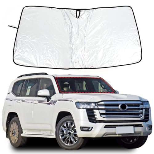 Heutamo Windshield Sunshades Compatible with Toyota Land Cruiser 20082022 Reflective Sunshade Front Window Sunshade Heat Blocker Visor Protector Keep Interior Cooler1PCS