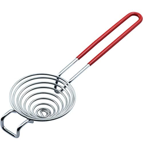 CAMKYDE Egg Separator Food Grade Stainless Steel Egg Yolk White Separation Tool Red