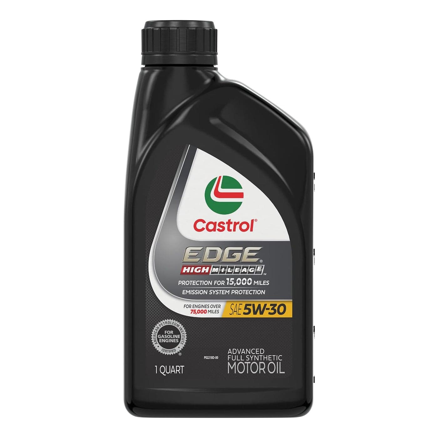 Castrol EDGE High Mileage 5W30 Advanced Full Synthetic Motor Oil 1 Quart