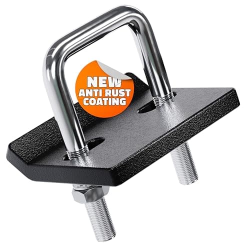Mockins Anti Rattle Hitch Tightener 2 Inch & 1.25 Inch Receivers | Heavy-Duty Anti-Rust Steel Trailer Hitch Stabilizer | Reduces Noise & Sway Movement on Cargo Racks | Adaptable & Easy to Install