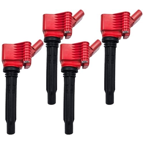 ARKAUTO Performance Ignition Coil Pack Set Of 4 Compatible With AUDI A3 A4 A5 A6 A8 Q5 Q7 Q8 RS5 S3 S4 S5 S7 S8 SQ5 SQ7 TT VW BEETLE GOLF PASSAT 18T 20T 40T EA888 GEN3 EA825 For UF716