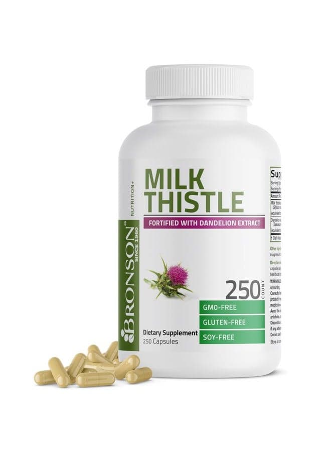Milk Thistle 1000 mg, 250 Capsules