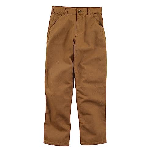 Carhartt Baby & Toddler Boys' Washed Dungaree Pants, Carhartt Brown, 4T