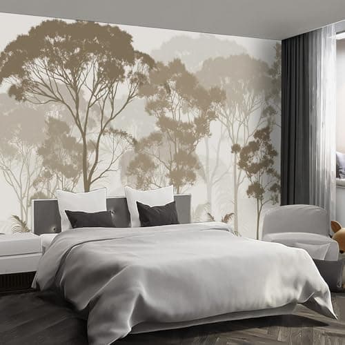 Fightal Tropical Forest Landscape wall murals Trees and Leaves Wallpaper for Bedroom Living Room 85x118
