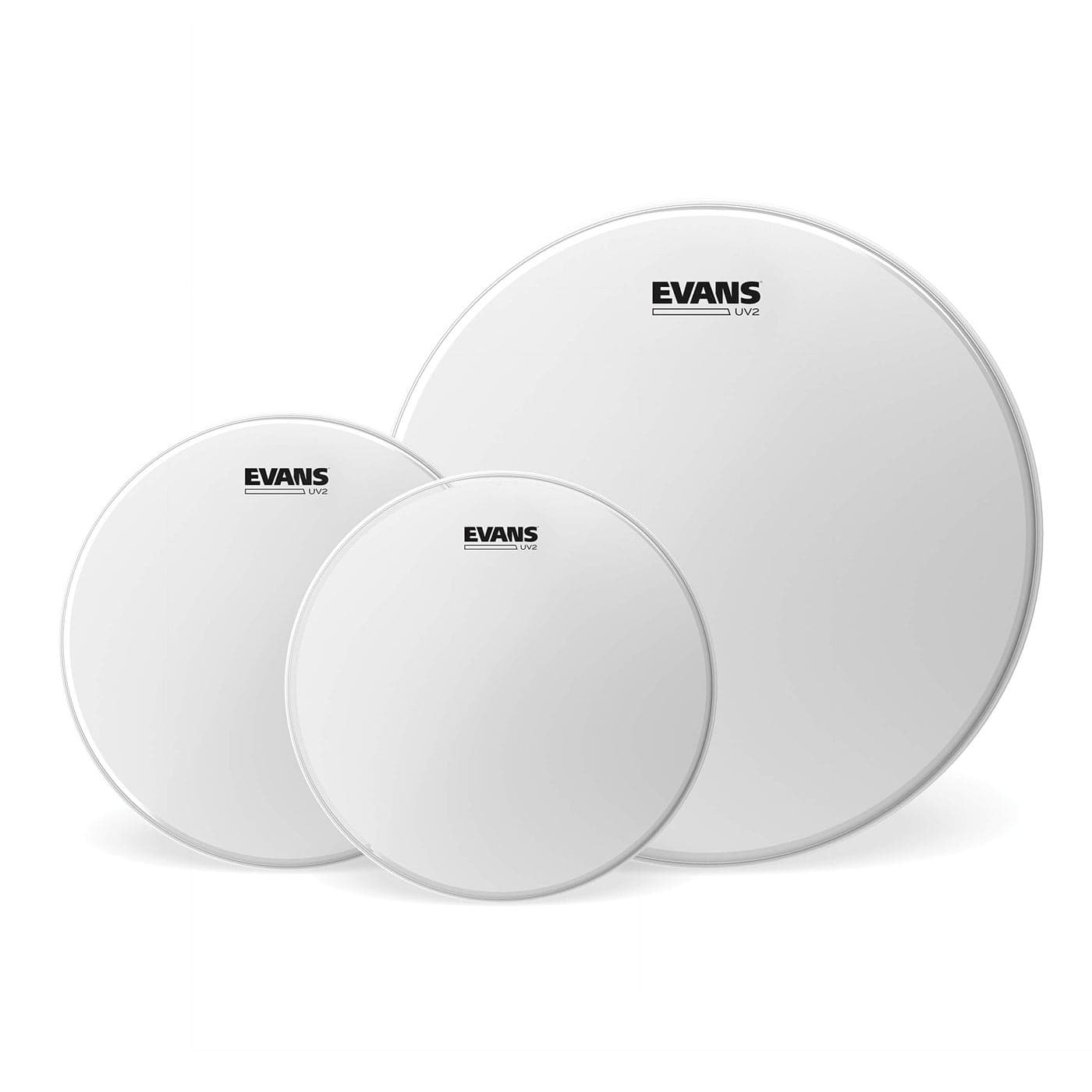 Evans Drum Heads UV2 Coated Tom Pack Rock 10 12 16
