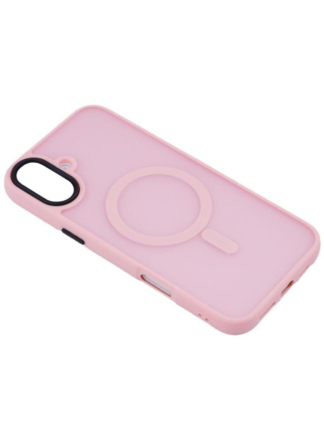 Magnetic Case Cover for iPhone 16 Plus 5G,【Compatible with Magsafe】【Mil-Grade Drop Protection】 Slim Shockproof Translucent Protective Phone Back Case Cover for iPhone 16 Plus 5G, Pink