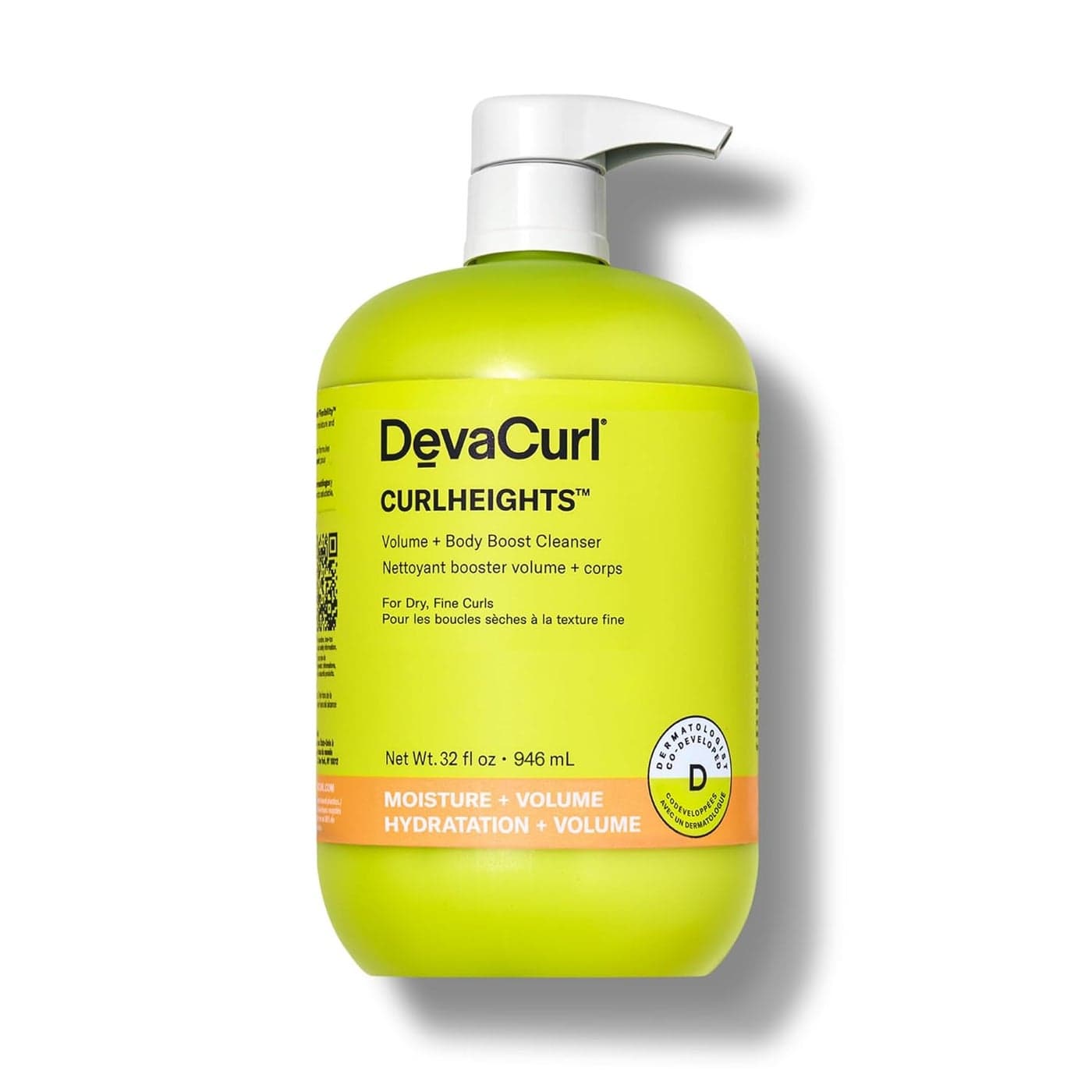 DevaCurl CurlHeights Volume + Body Boost Cleanser, 32 oz