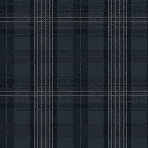 Austin Navy Plaid Wallpaper