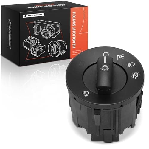 APremium Headlight Switch Instrument Panel Headlamp Dimmer Switch Compatible with Ford Fusion 20102012 Mustang 20102014 Flex 20092014201620182019 Mercury Milan 20102011 with Fog Lights