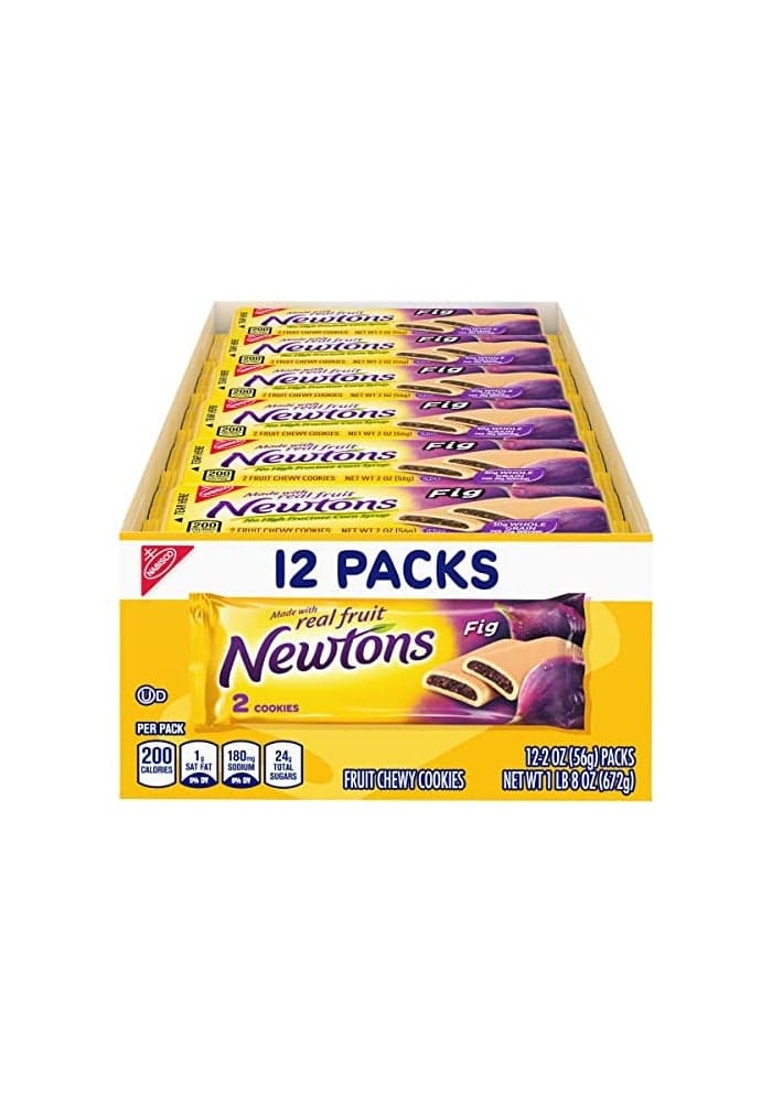 Newtons Soft Fruit Chewy Cookies 2 Cookies Per Pack Fig 24 Oz Pack of 12