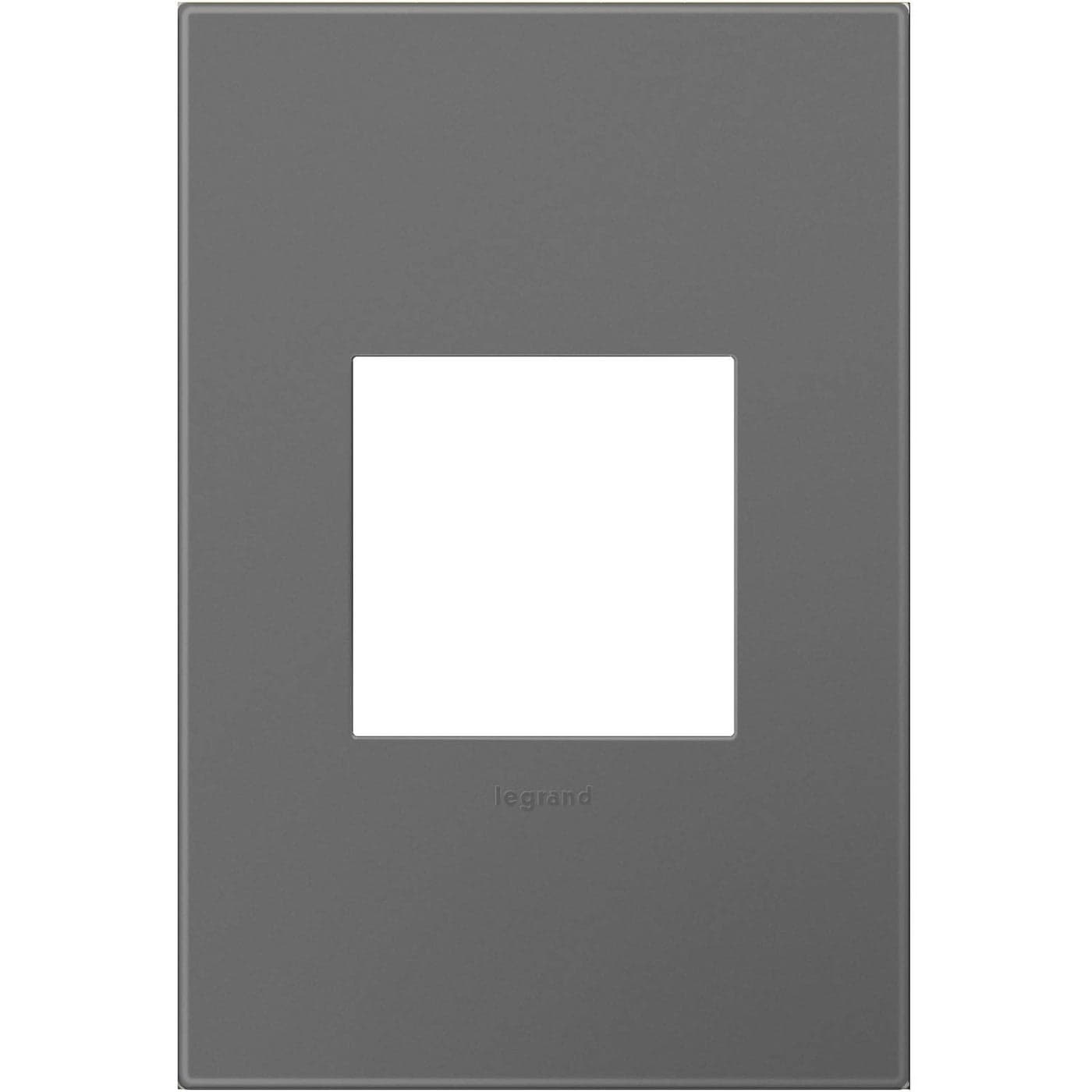 Legrand adorne 1Gang Wall Plate 6 Magnesium AWP1G2MG66PK