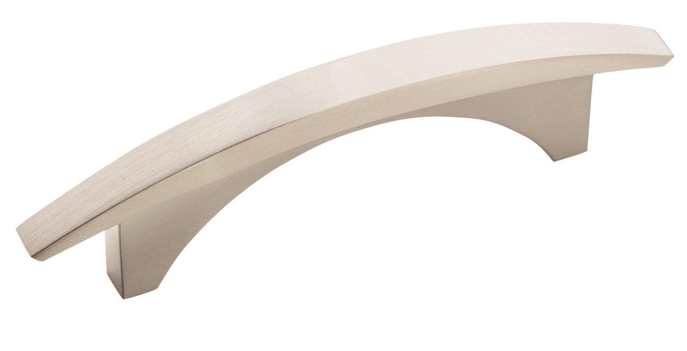 Amerock | Cabinet Pull | Satin Nickel | 3 inch (76 mm) Center to Center | Essential'Z | 1 Pack | Drawer Pull | Drawer Handle | Cabinet Hardware