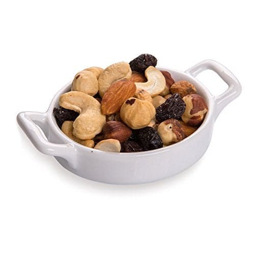 Restaurantware 4.1 Inch Dipping Bowls 10 Built-In Handles Sauce Bowls - Round Dishwasher-safe White Porcelain Tasting Bowls For Appetizers. Desserts. Or Condiments