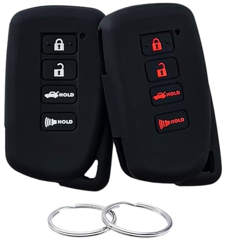 REPROTECTING Silicone Rubber Key Fob Cover Compatible with 20132021 Lexus ES300h ES350 GS350 GS450h IS200t IS300 IS350 LX570 NX200t NX300h RC350 RX350 RX450h HYQ14FBA