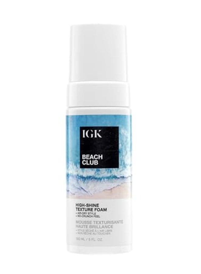 IGK BEACH CLUB HighShine Texture Foam 5 Fl Oz