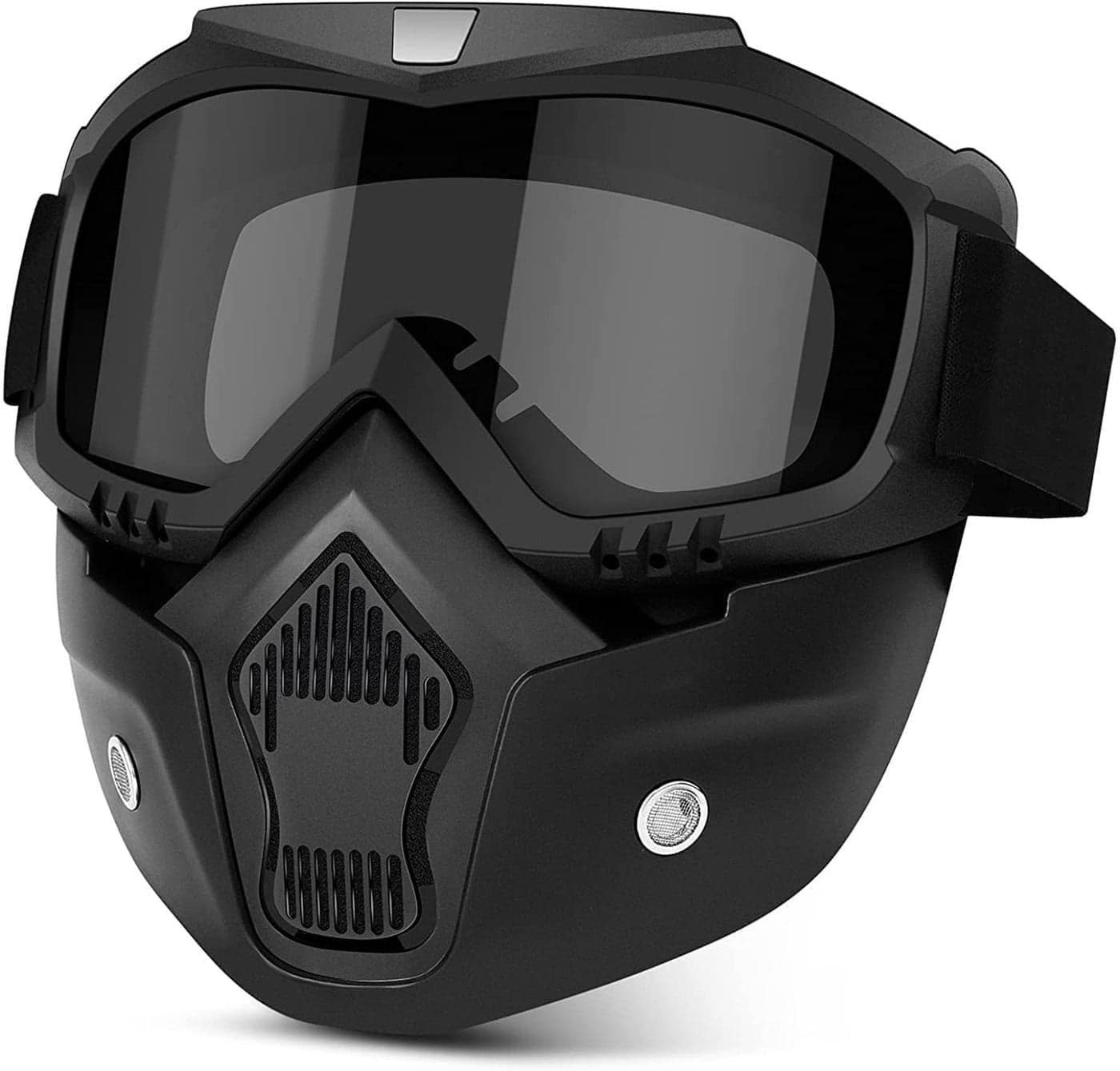 RADIANT Face Mask for Bikers in Riding UV Protected Full Face Mask Balaclava for Men Black Mask for Bike Riding & Cycling, Full Face Helmet Mask for Men (Goggle Glass (Pack of 2))