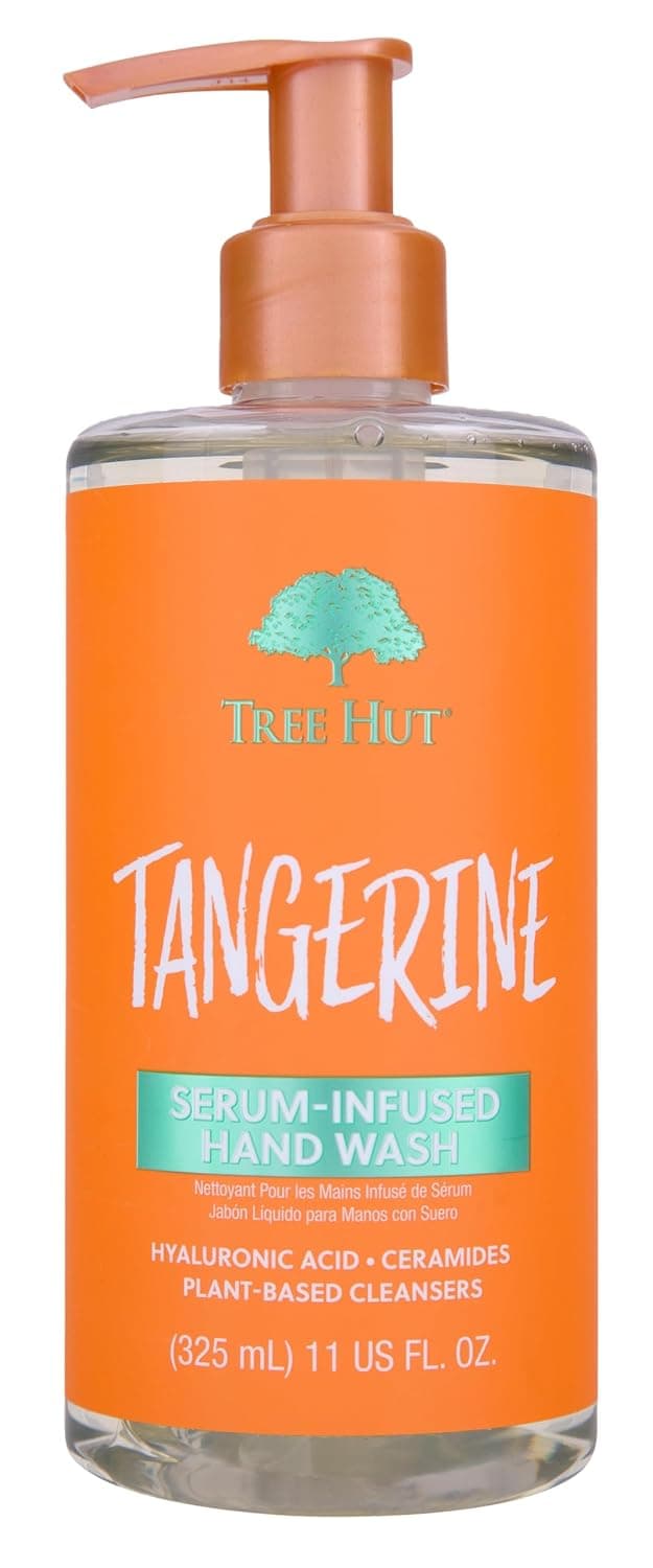 Tree Hut Tangerine Serum Infused Hand Wash Nourish Hydrate Hands with Strengthening Skin Care Long Lasting Scent Cleanse Lock in Moisture 11 fl oz