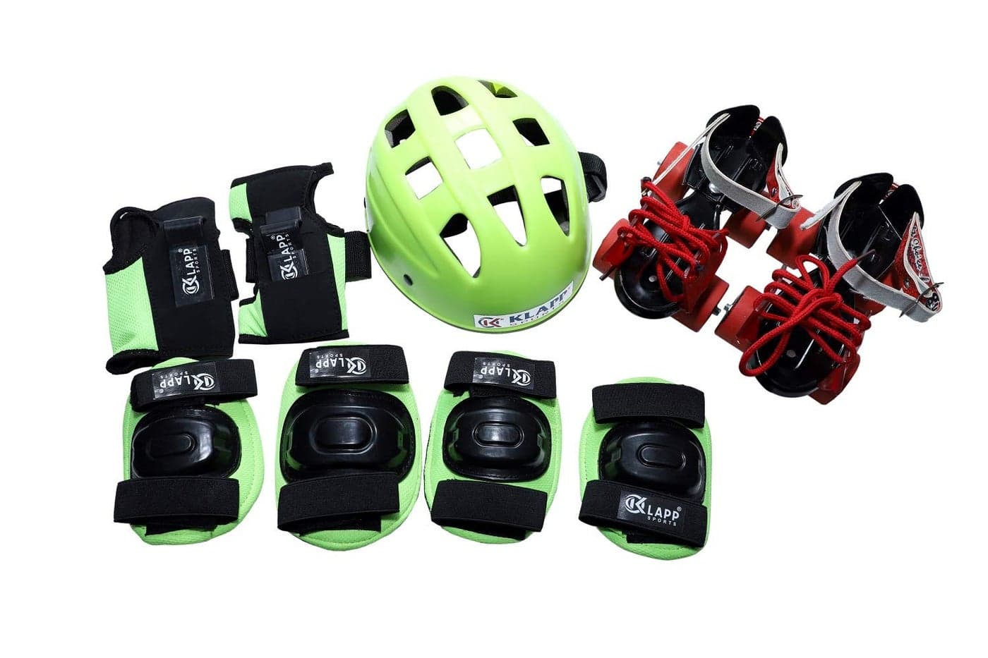 Klapp Roller Skate with Skating Protective Kit, Junior and Senior (Senior, KRS-02)