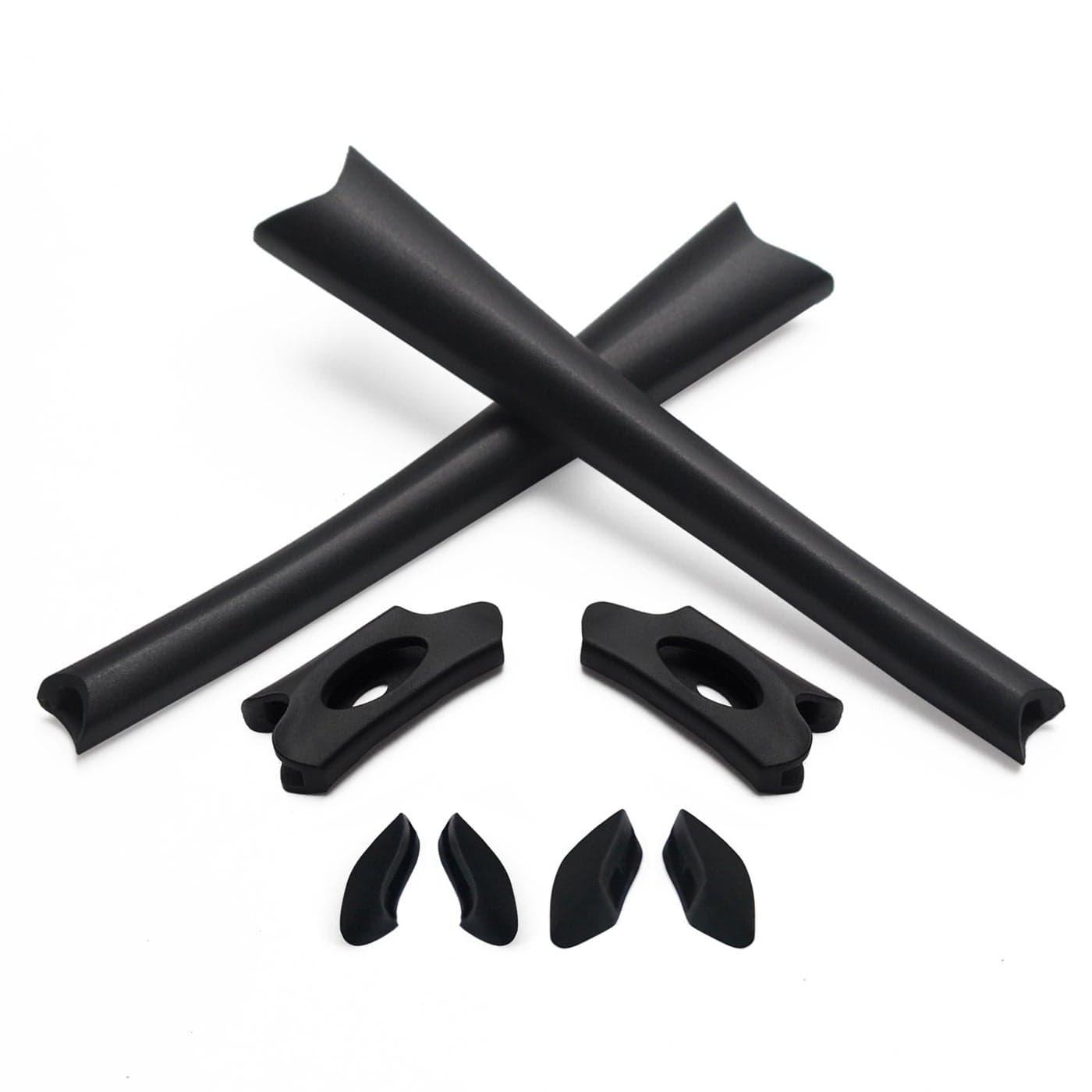 Eye Opening Stuff Replacement Earsocks Nosepiece Rubber Kits Compatible with Oakley Flak JacketFlak Jacket XLJ Sunglasses Black