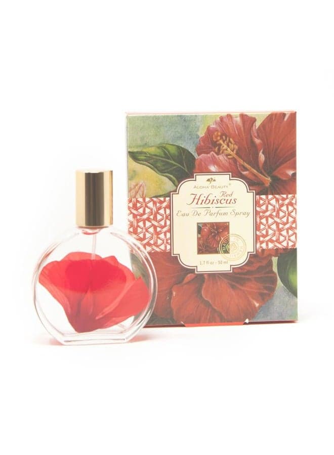 Aloha Beauty Hawaiian Red Hibiscus Eau De Parfum Spray, 1.7 oz