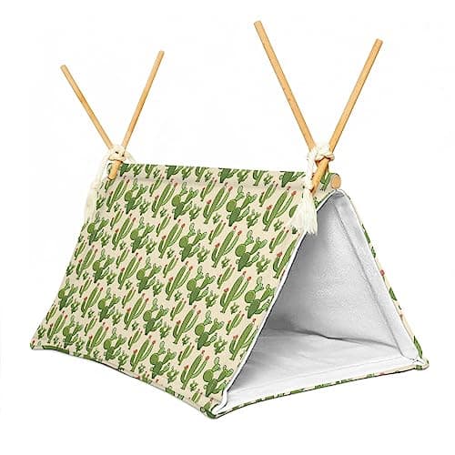 Bearded Dragon Reptile Sleeping Bed Tent Hide Tank Decor Accessories Habitat Shelter for Lizard Bearded Dragon Leopard Gecko Cactus 1