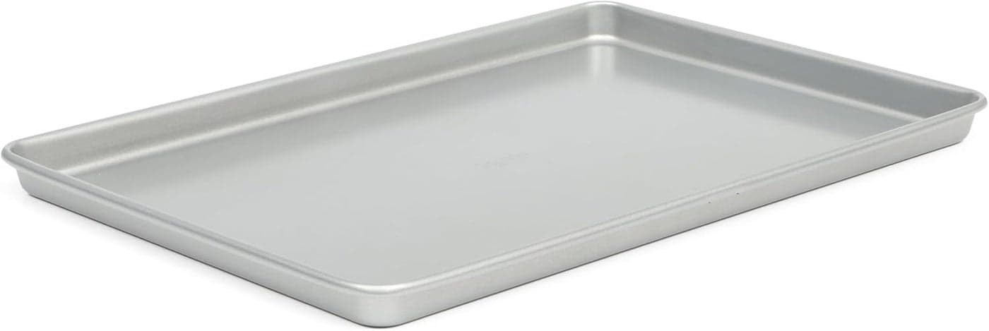 Martha Stewart Gallen 17 x 11 Inch Nonstick Carbon Steel Cookie Sheet Silver