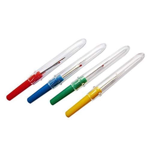 advancedestore Best Seam Ripper/Stitch Opener Sewing Craft Tool with Cover, Pack of 4