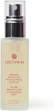 Ustawi Glow Protection and Shielding Radiance Mist for Face Moisturises and Protects the Skin Makeup Setting Spray or Refreshing Face Mist with Nourishing Baobob Superfruit 50ml