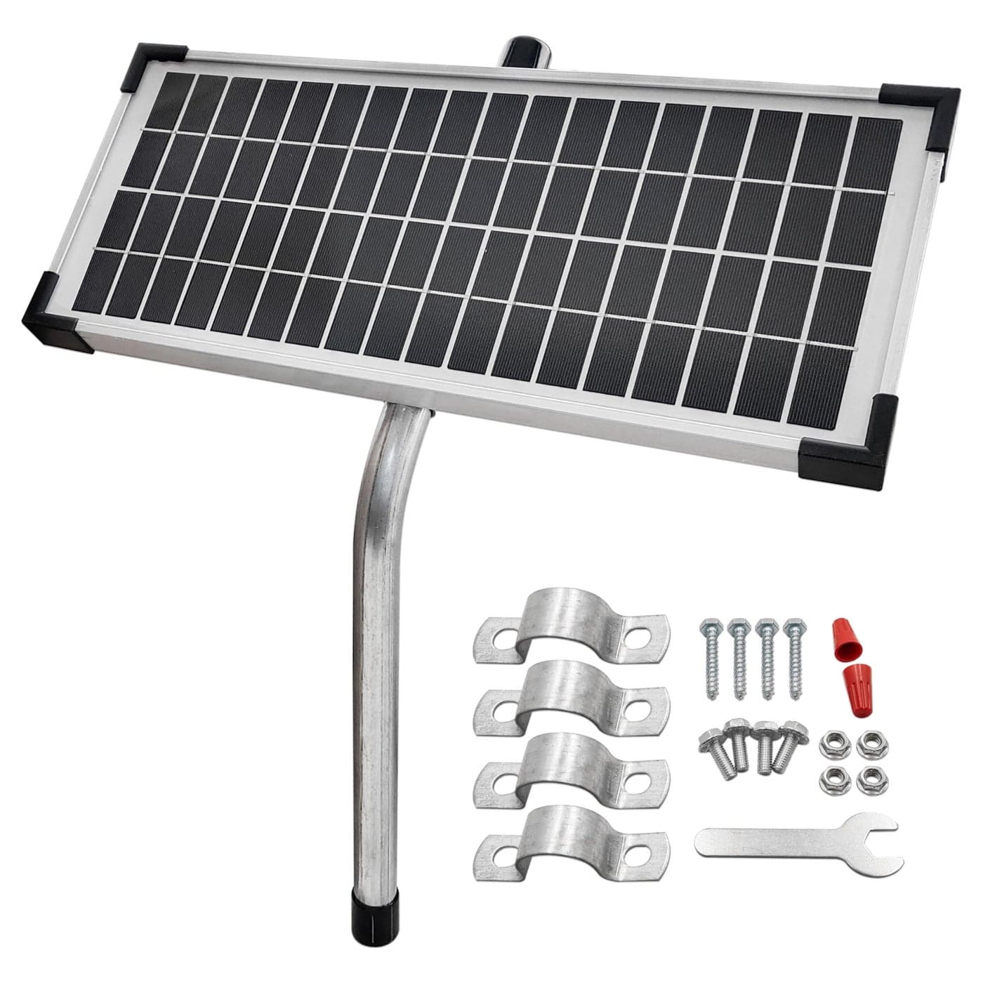 FM123 Solar Panel KitCompatible with Mighty Mule Automatic Gate Openers10 Watt