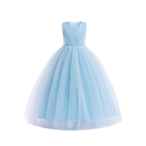 DPKM Flower Girls Formal Wedding Dress for Tulle Party Bridesmaid Pageant Princess Kids Birthday Prom Ball Gown