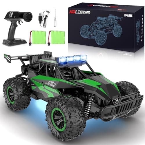 kolegend Remote Control Car 50Min RC Cars Toys 112 Scale Monster Trucks 20KMH Remote Control Monster Truck with LED Headlight and Rechargeable Battery Gifts for Boys 812Green