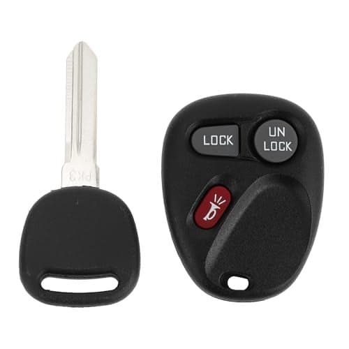 X AUTOHAUX 315MHz KOBUT1BT Keyless Entry Remote Ignition Transponder Key Fob for Chevrolet Silverado for GMC Sierra 1500 2500 3500 1999-2001 46 Chip 3 Buttons