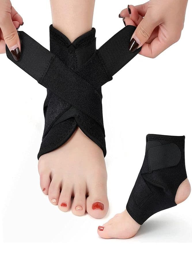 Compression Ankle Brace – Adjustable Support for Ankle Pain Relief and Injury Recovery