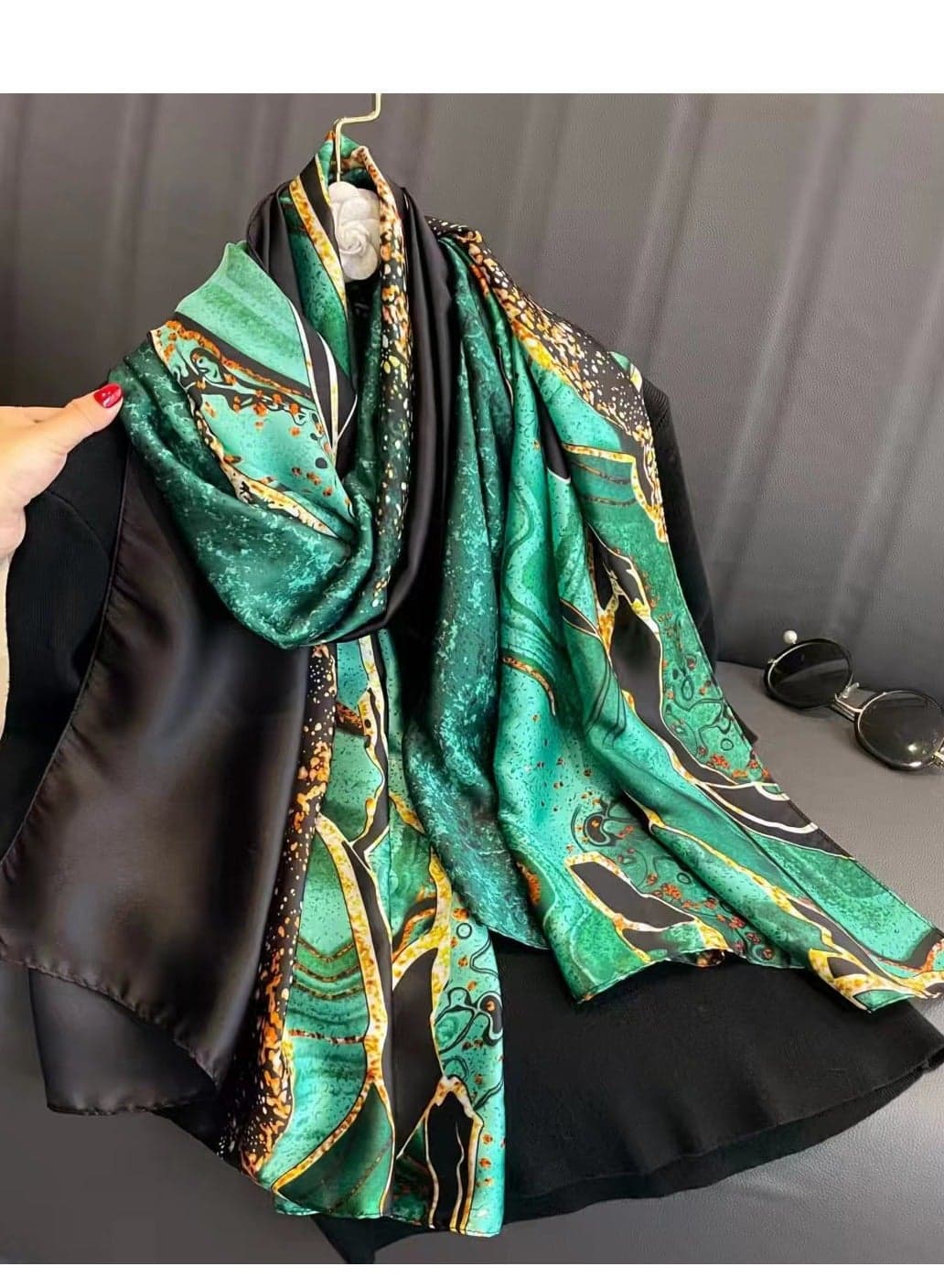Spring and summer fashion print shawls Women's beach scarves