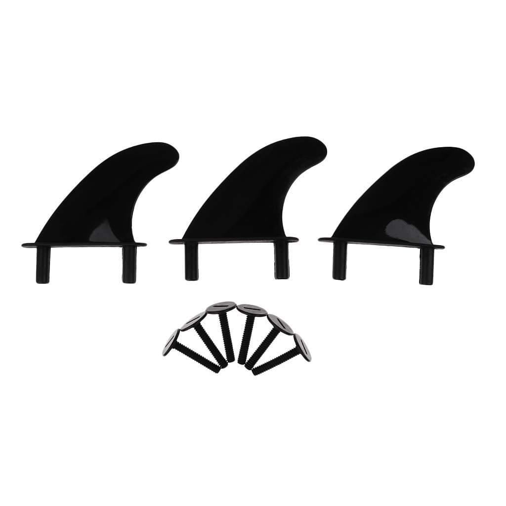 SBS Soft Top Surfboard Fin Set of 3