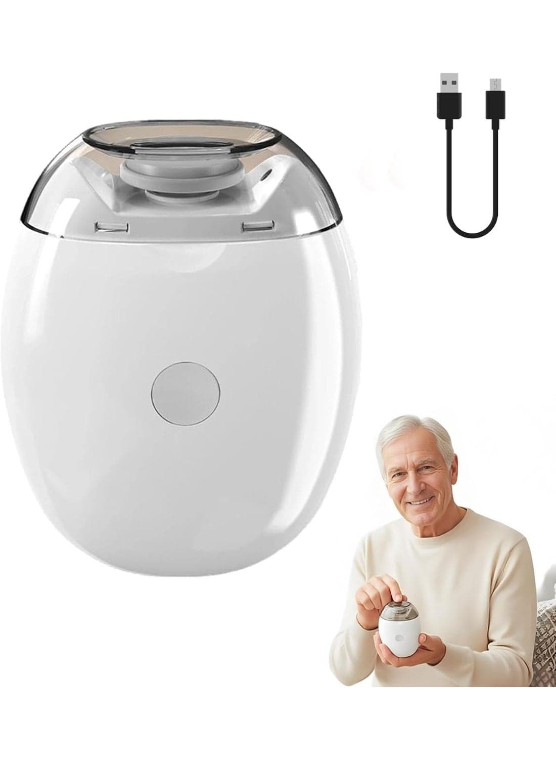 2026 New Automatic Electric Nail Clippers for Seniors 、Adult,3-in-1 Electric Nail Trimmer with Light and Nail Scraps Storage,Electric Toenail Clippers for Seniors