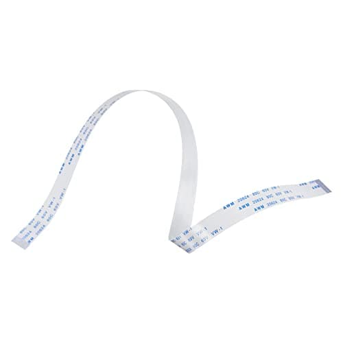 MECCANIXITY FFC FPC Flat Flexible Cable, 18 Pin 0.5mm Pitch 300mm Long (A Type) for LCD 3D Printer Camera DVD TV Laptop Audio Pack of 5