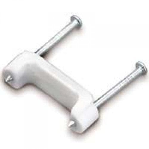 Gardner Bender PS75 Insulated Staples Inch Secures Romex UF NM NonMetalic Cable Polyethylene UV Resistant Splinter Free 50 Pk White