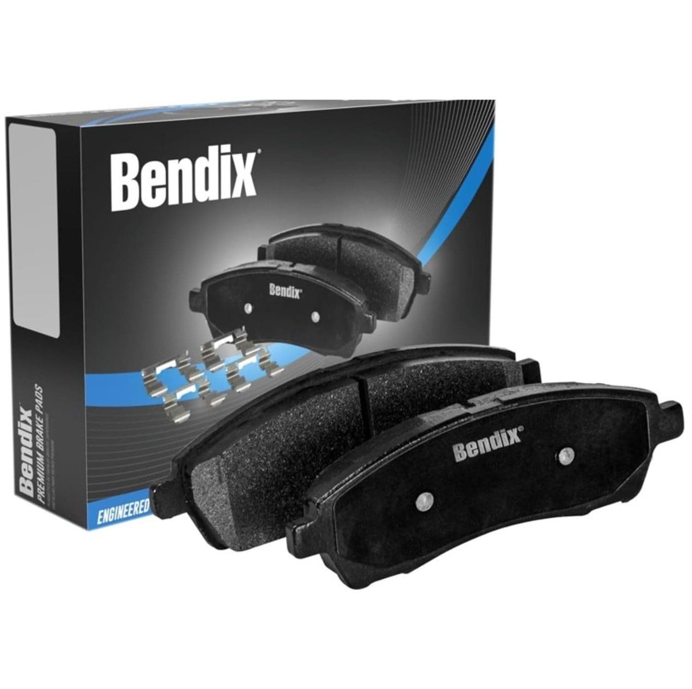 Bendix Premium SBC1867 Ceramic Front Brake Pads for Select Models BMW 230i,330e,xDrive,330i,430i,Gran Coupe,530e,530i,540d,540i,640i,Turismo,740e,740i,i4,iX,M240i,M340i,M440i,X3,X4,X5,X7,Z4,GR Supra