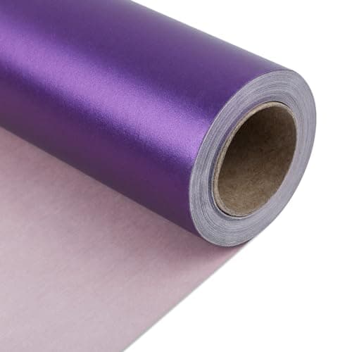 NESCCI Deep Purple Matte Wrapping PaperSolid Color PearlyLustre PaperGift Wrapping PaperPerfect for WeddingValentines DayBirthday ChristmasBaby ShowerDIY Bouquet 17 Inches X 328 Feet