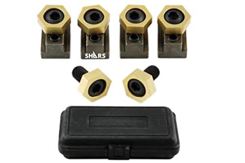 Shars 58 TSLOT 12 PCS Hex Clamp Kit Bridgeport Mill New 2024799