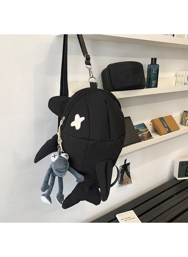 Creative Cartoon Shark Backpack - Trendy Personalized Students' Rucksack