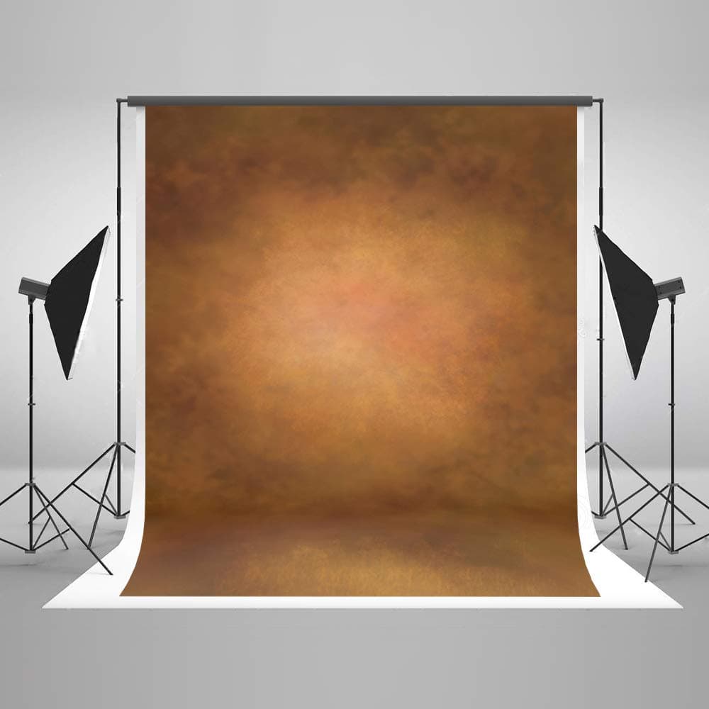 Kate 1010ft Abstract Brown Photo Backdrop Old Master Texture Background Portrait Photography Backdrops for Photographer Head Shots Microfiber