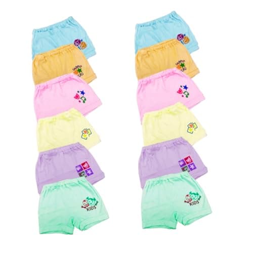 Everking Soft Cotton Kids Briefs|| Panties|| Kids UnderpantsCombo Pack for Boys and Girls (in, Age, 12 Months, 24 Months, Regular, Multicolour)