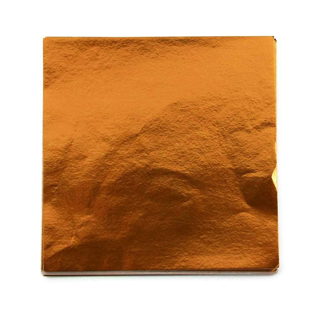 Candy Molds N More 3 x 3 inch Orange Confectionery Foil Wrappers 500 Sheets