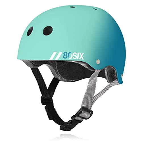 80SIX Triple Certified Multisport Helmet Ideal for Bike Scooter Skateboard Roller Skate and Inline Skate