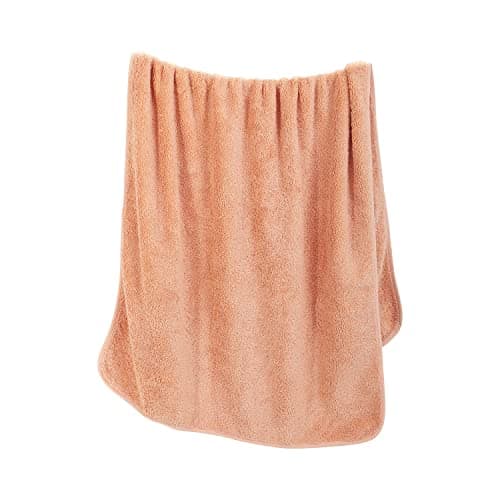 Spread Spain 100% Cotton Premium Towels for Bath | Towels for Bath Large Size | Athens Bath Towel - Soft & Absorbent | 650 GSM | 1 Piece Bath Towel for Men/Women | 70 cms x 140 cms - Orange