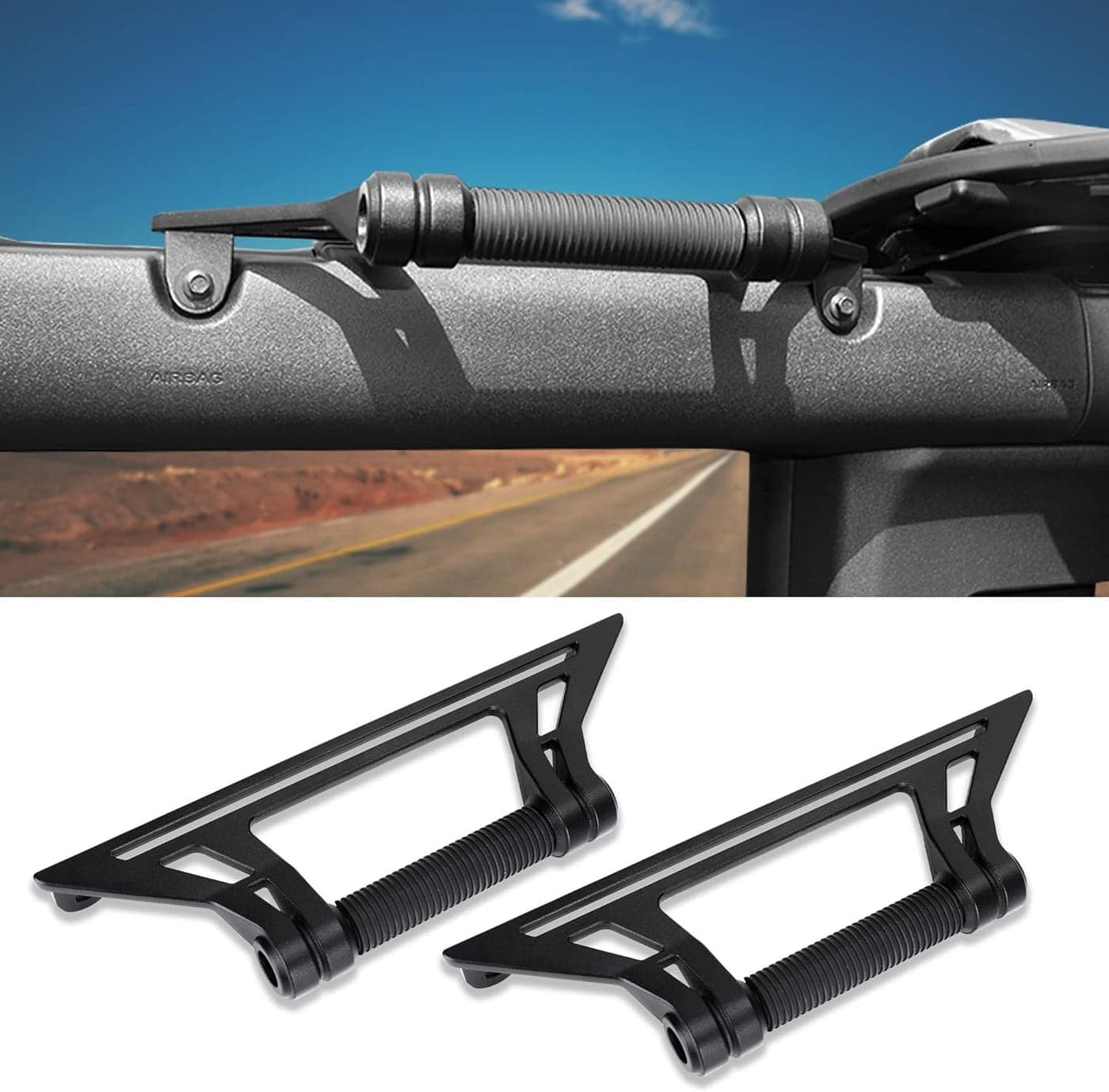 REFORM DESIGN Aluminum Grab Handles for Ford Bronco 2021-2025 - Rear Seat 2 Pack